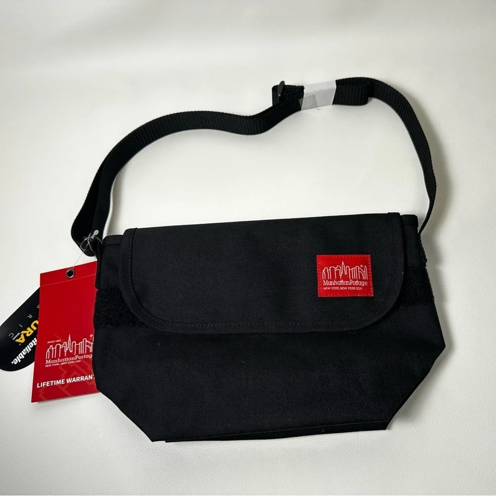 Manhattan Portage Messenger Bag Black Crossbody Bag - Picture 5 of 11